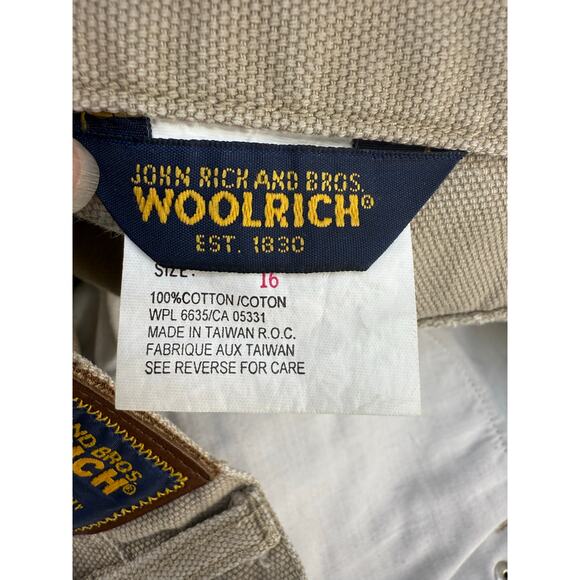 Woolrich John Rich and Bros Pants Women's 16 Khaki High Rise Straight Leg VTG - Picture 8 of 15